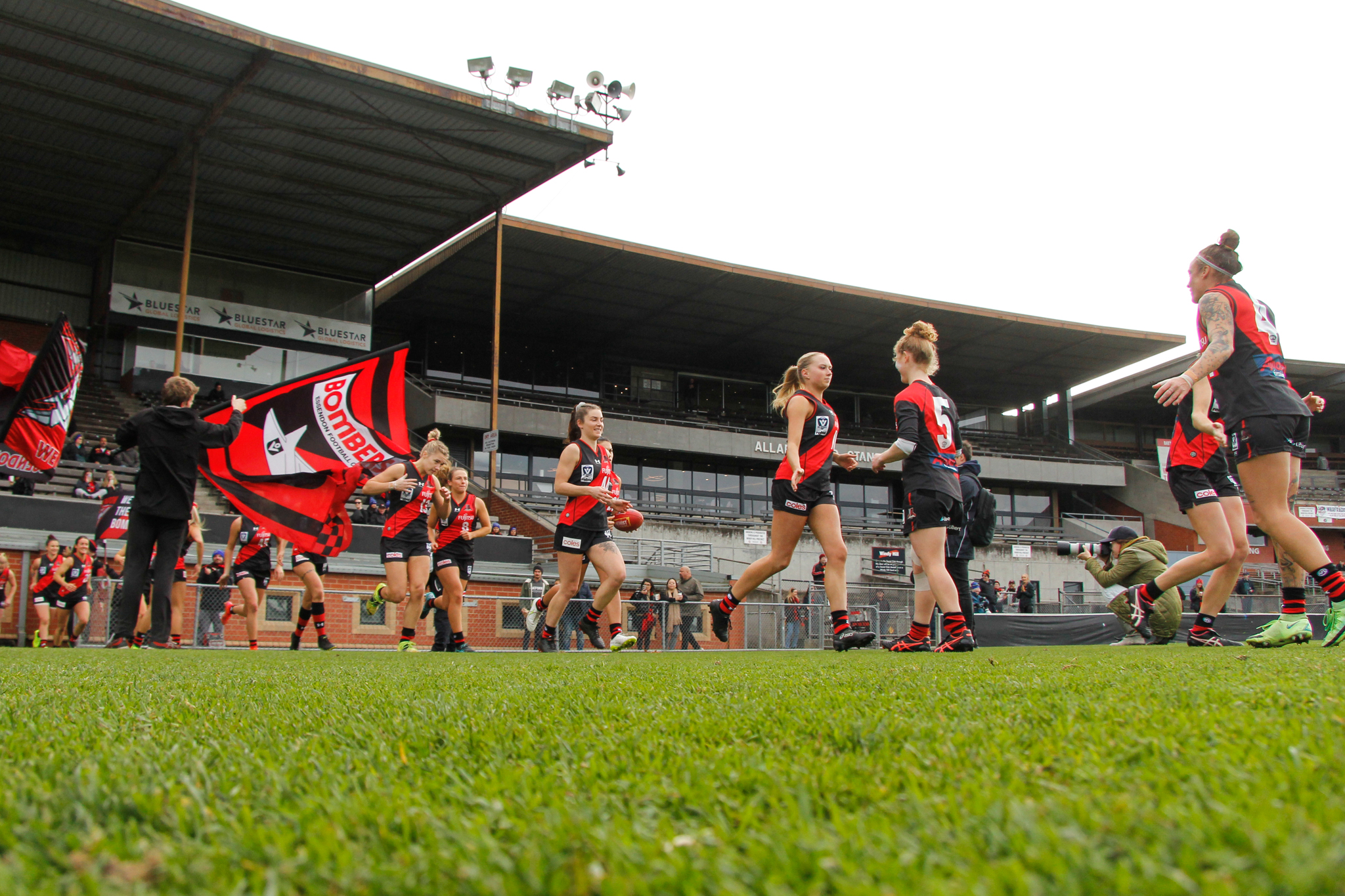 Essendon will run out onto ETU Stadium for the VFLW grand final on Sunday. Photo: Essendon FC.