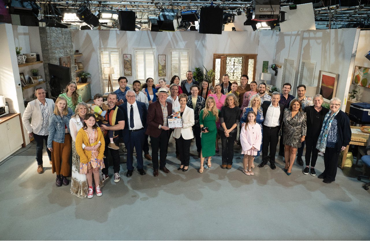 Neighbours wraps filming. Photo: @neighbourstv