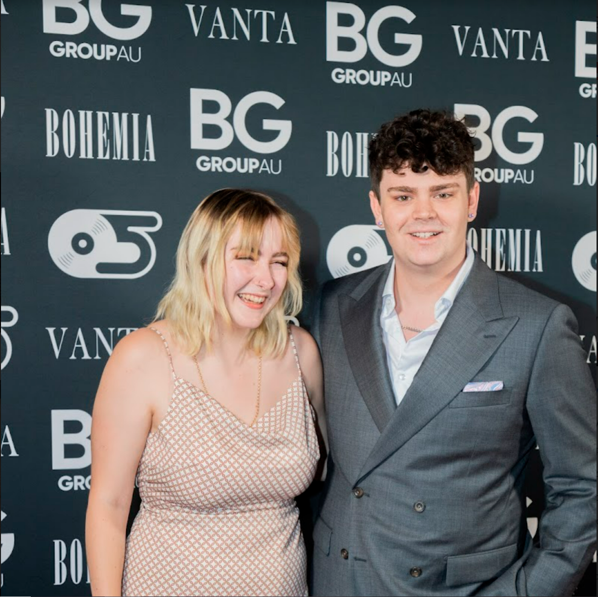 Director Madeline Royce and VANTA on the red carpet. Credit: Lewis Harvey