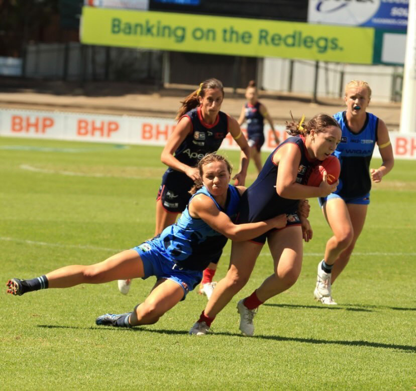 Maya Rigter has led from the front for Sturt this year in the SANFLW. Image: Supplied by Maya Rigter