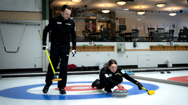 Curlers Dean Hewitt Tahli Gill