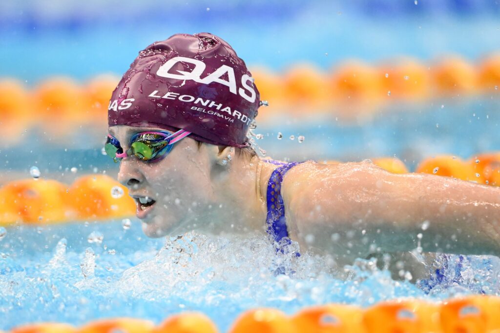 Paige Leonhardt had a strong performance across the Australian Para Swimming Championships. Image: Delly Carr / Swimming Australia