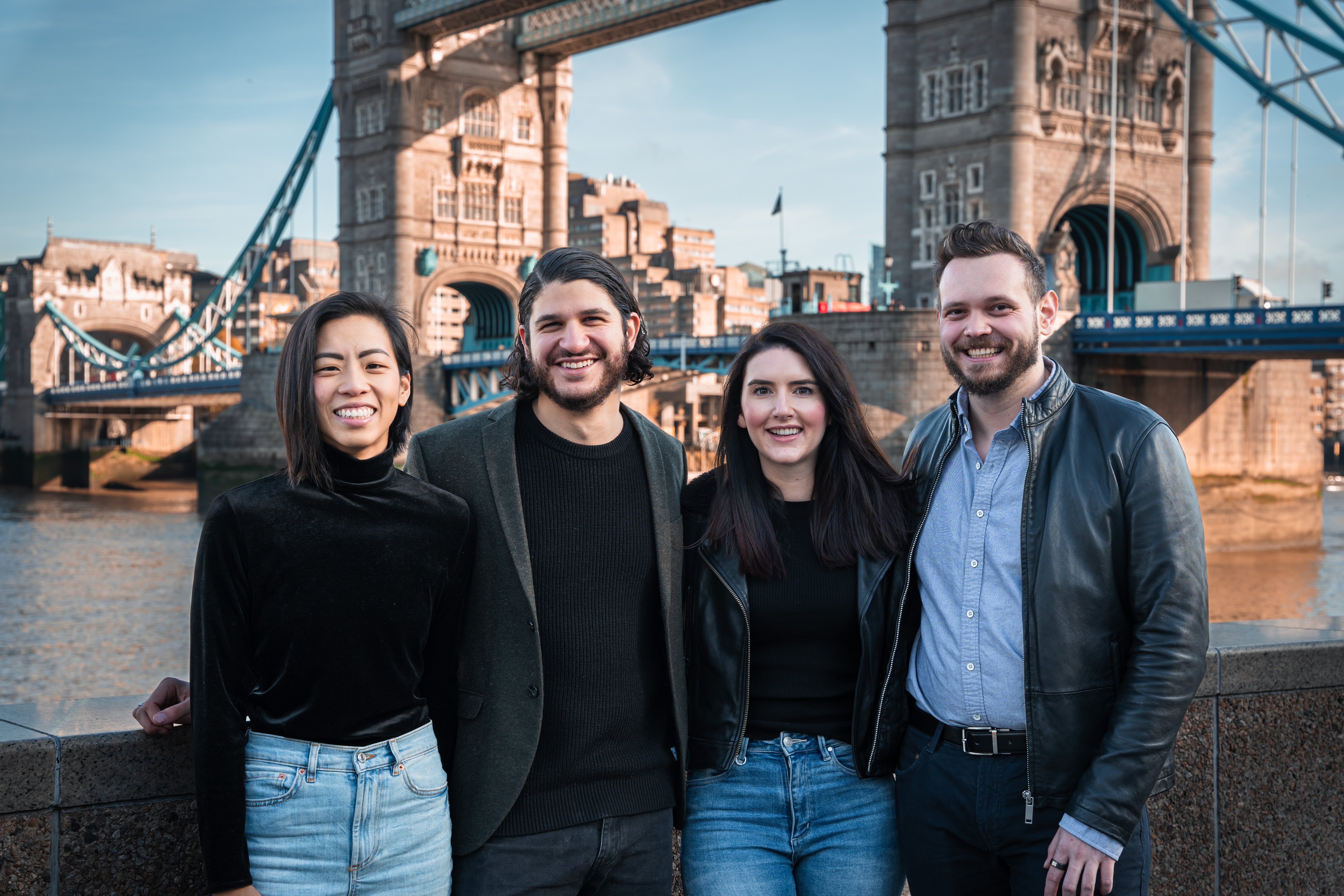 The four founders of Mr Yum in London 