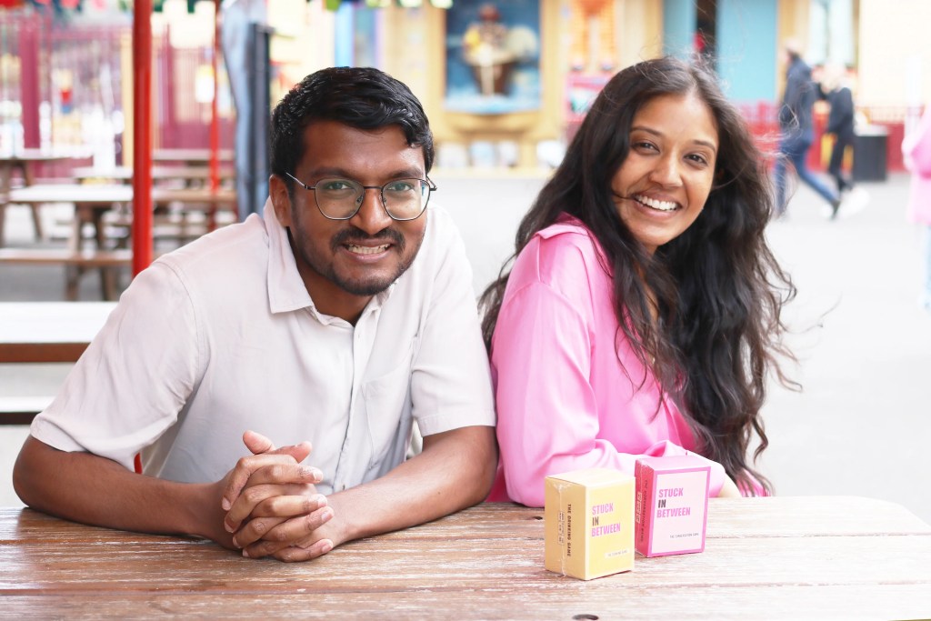 Romitha Seher and Senthan Sanchayan from Stuck In Between podcast