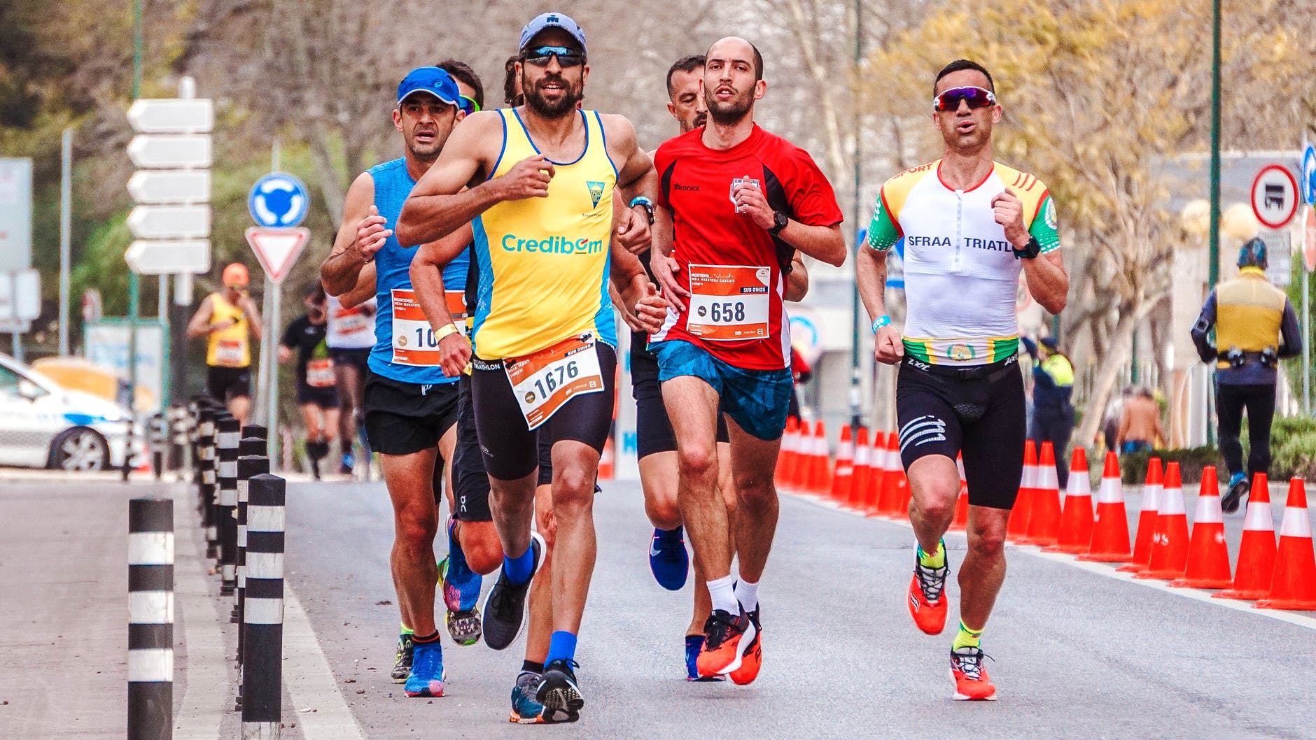 people running