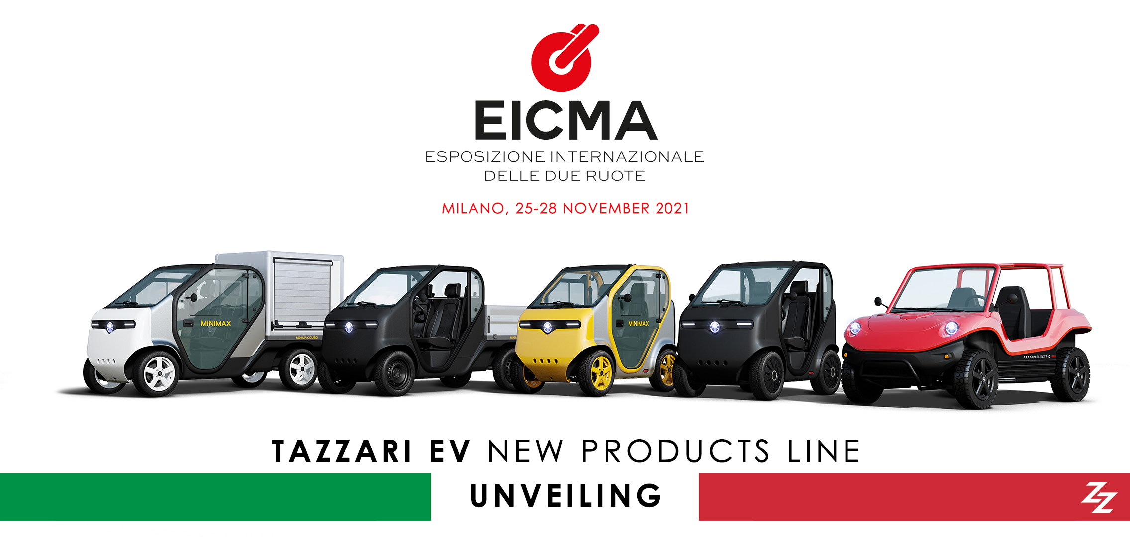 Tazzari ad Eicma 2021