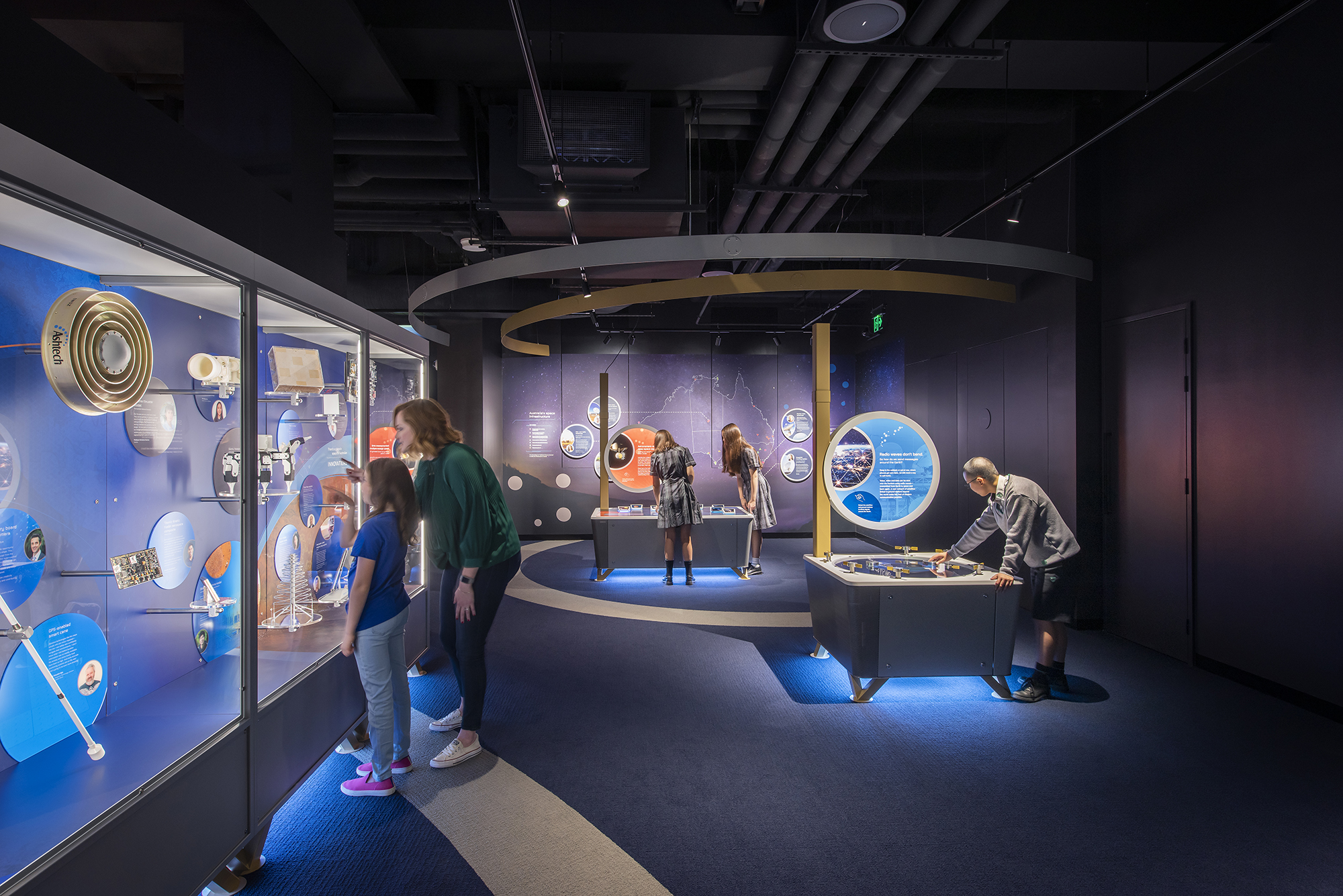 <p>The inside of the Australian Space Discovery Centre. (Photo: <a target="_blank" rel="noopener" href="https://www.jpe.com.au/projects/space-discovery-centre">JPE Design Studio</a>)</p> The inside of the Australian Space Discovery Centre.