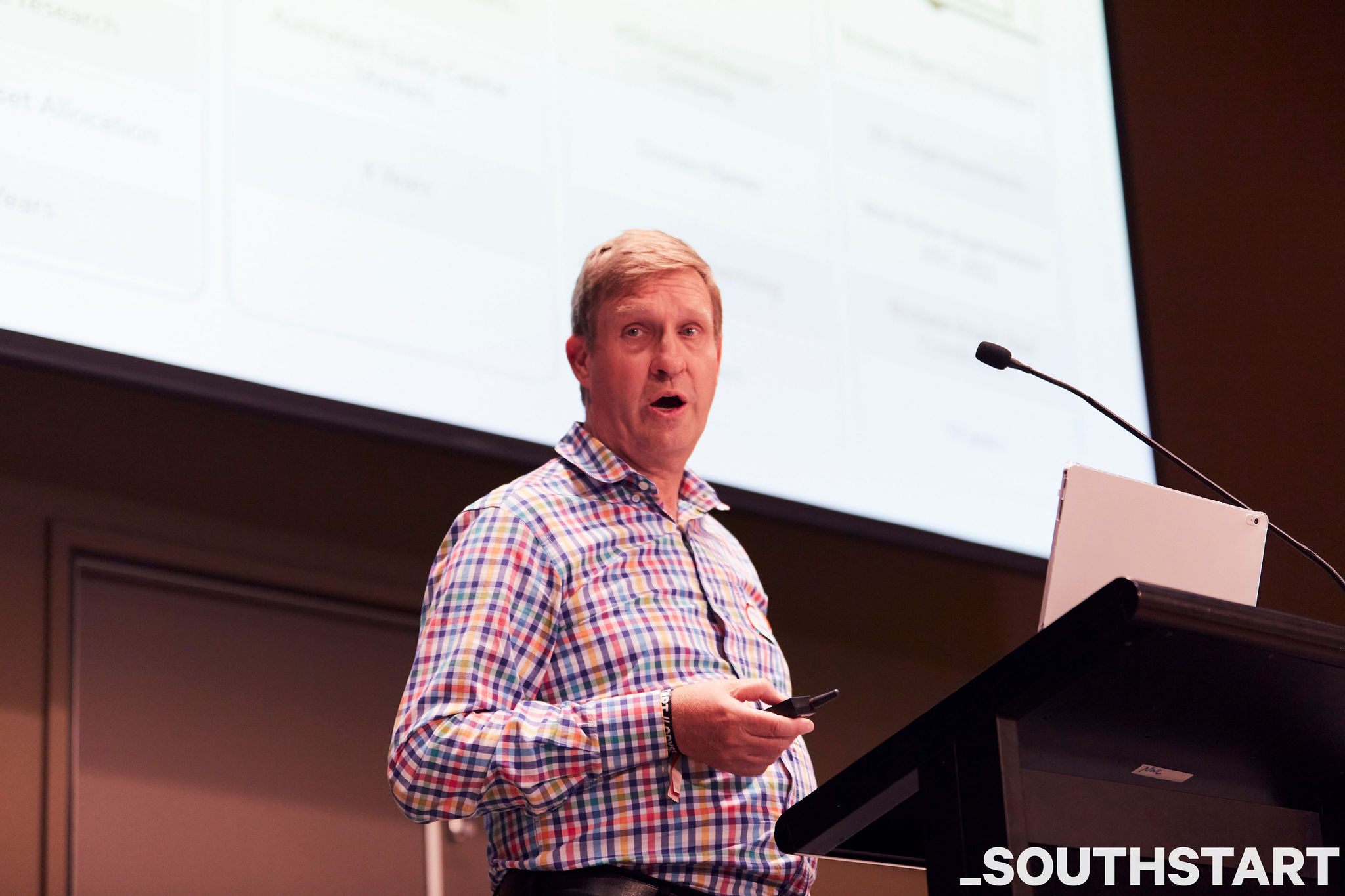 <p>Richard Moore presenting to at the Angel Summit. (Photo: Baxter Wiles)</p> Richard Moore presenting at the Angel Summit. (Photo: Baxter Wiles)