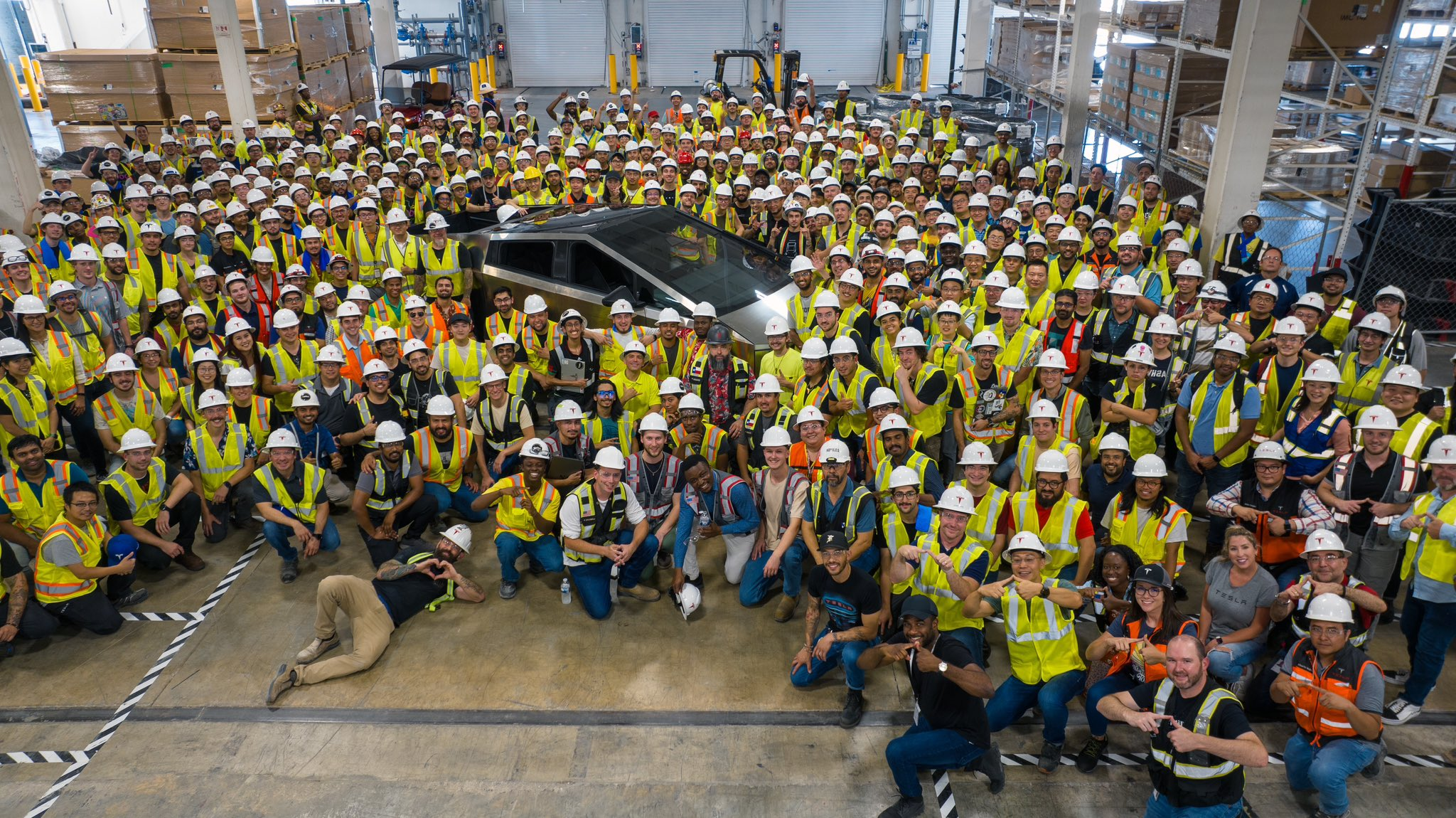 Tesla Cybertruck at Gigafactory Texas