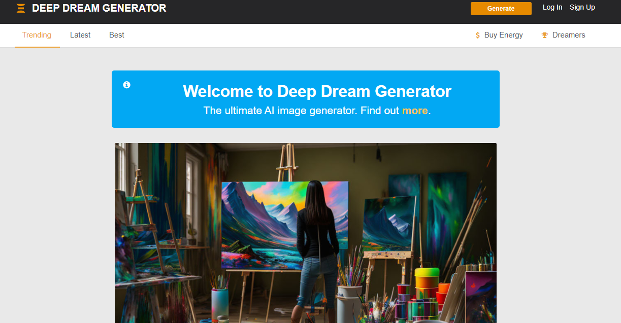 Deep Dream Generator