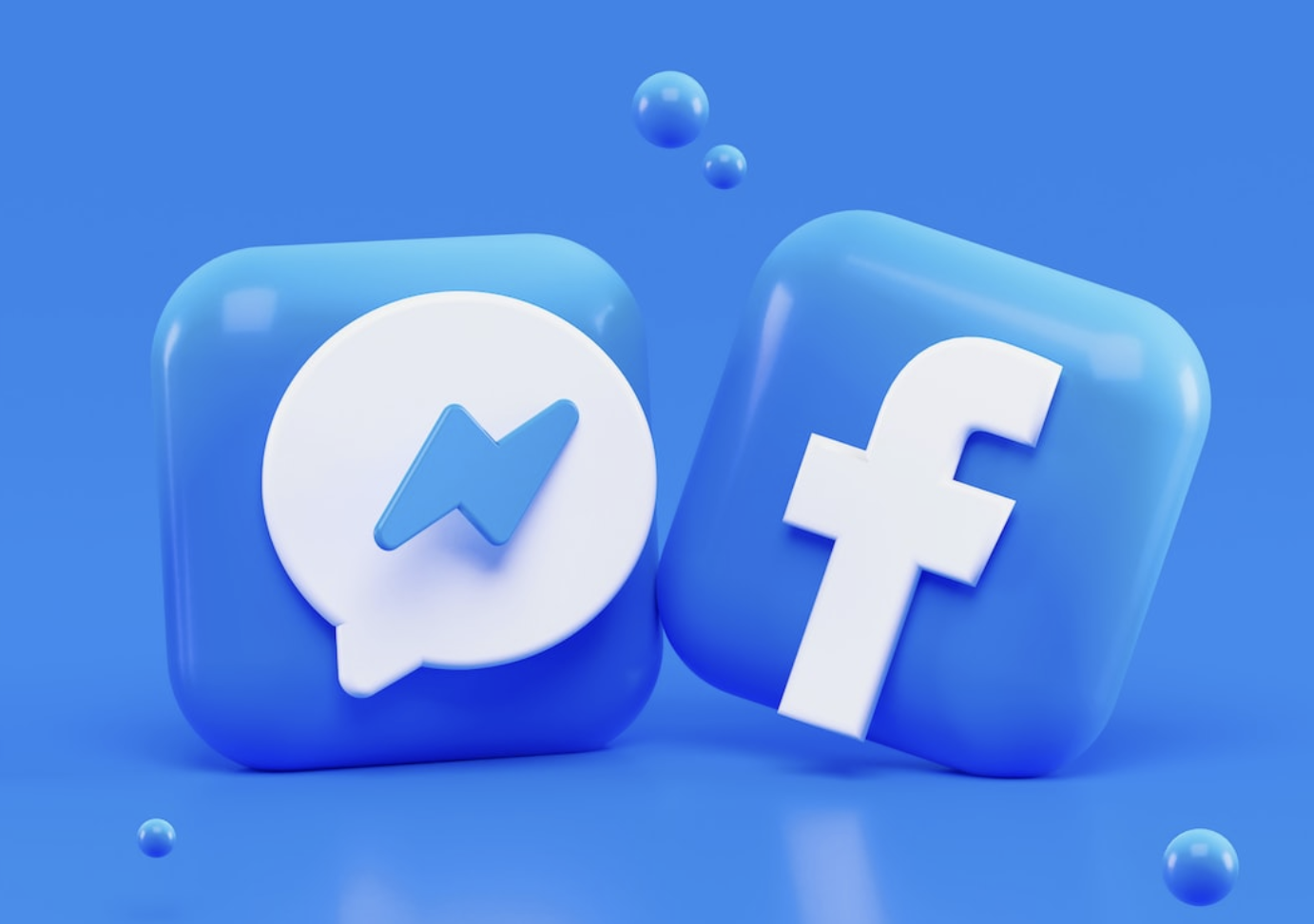 Social Media Facebook and Facebook Messenger Logos