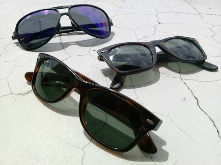 Ray ban Wayfarers and  Aviator Sunglasses