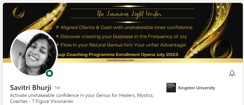 Savitri's Linkedin