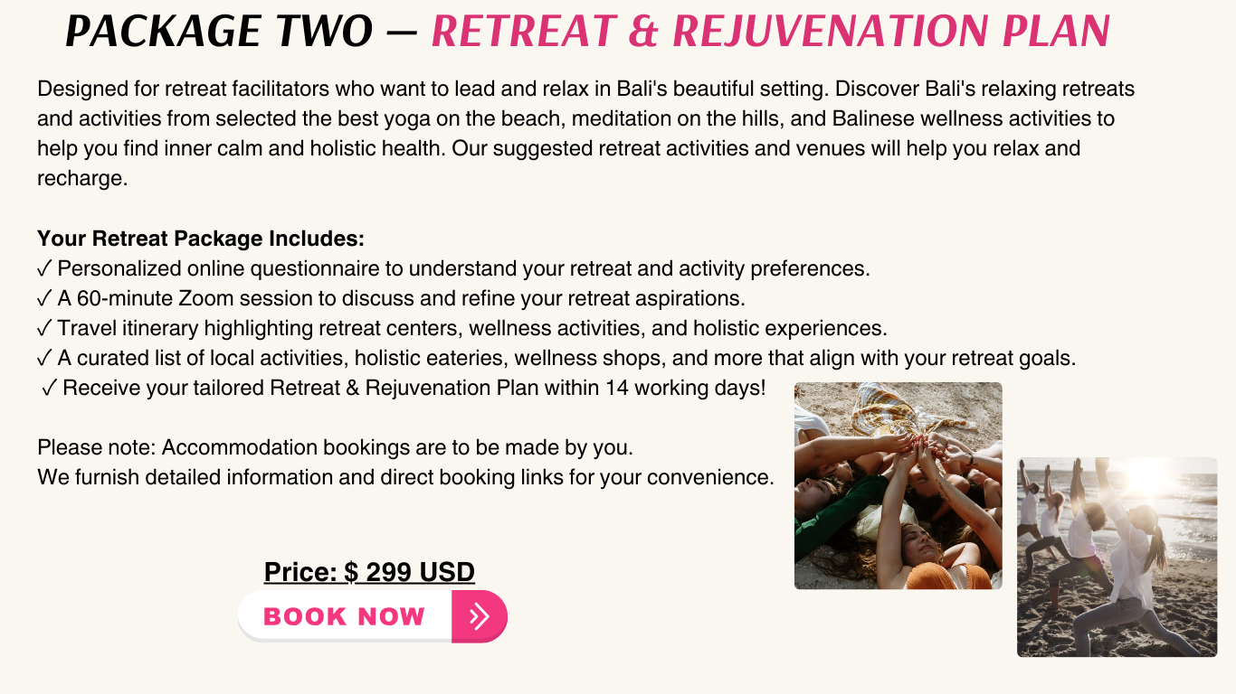 Bali Trip Planning Service
