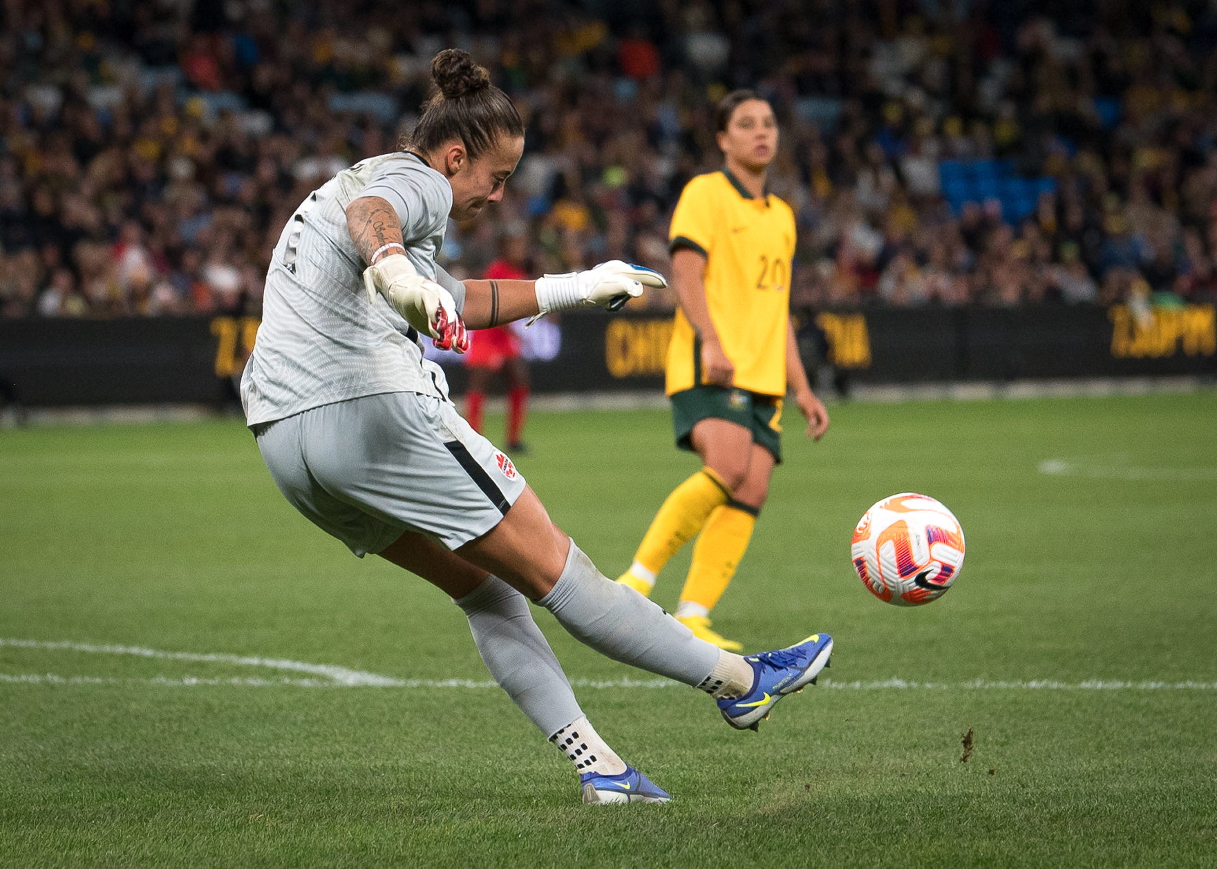 Australia v Canada friendly. Photo: AH Imagery.