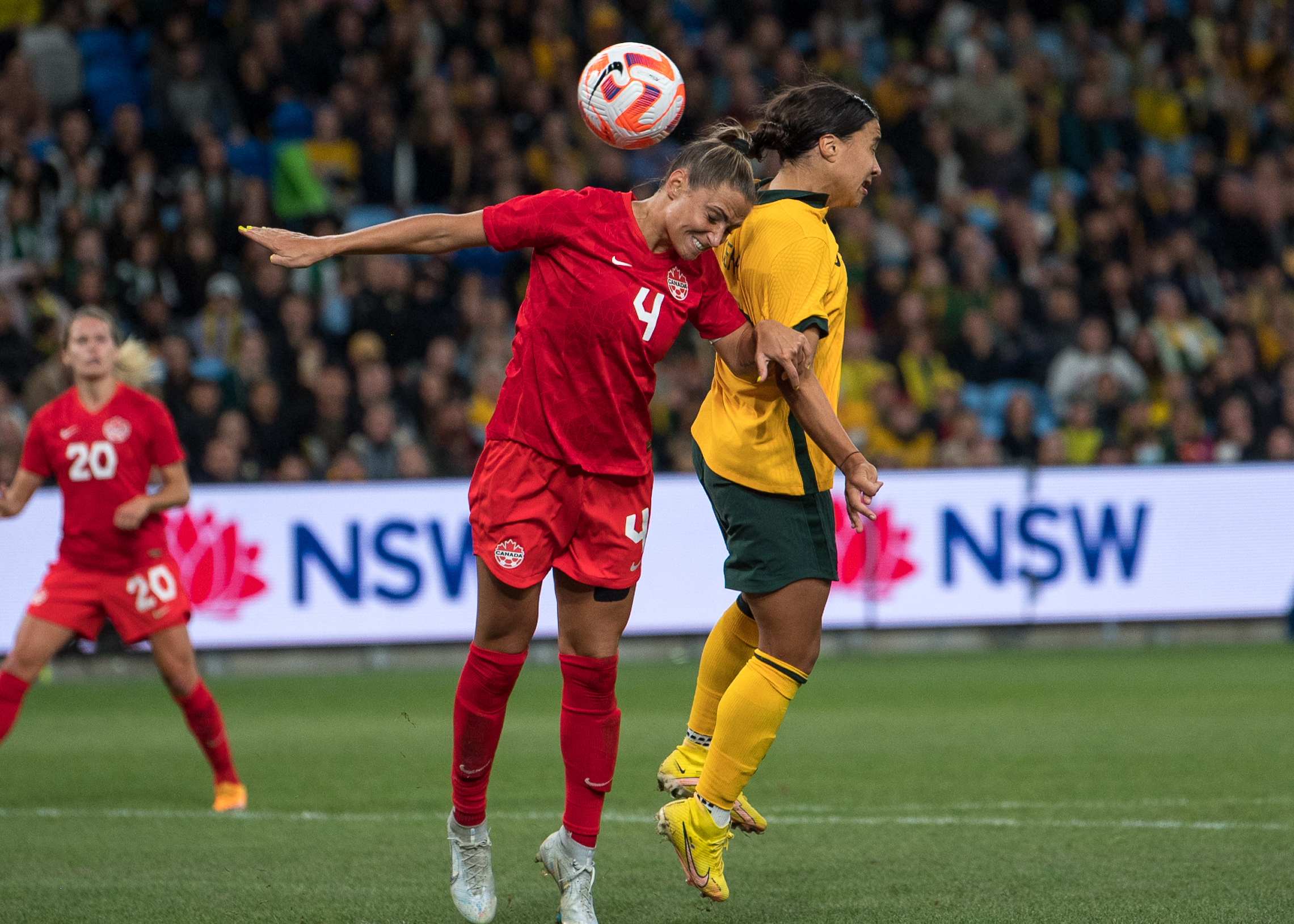 Australia v Canada friendly. Photo: AH Imagery.