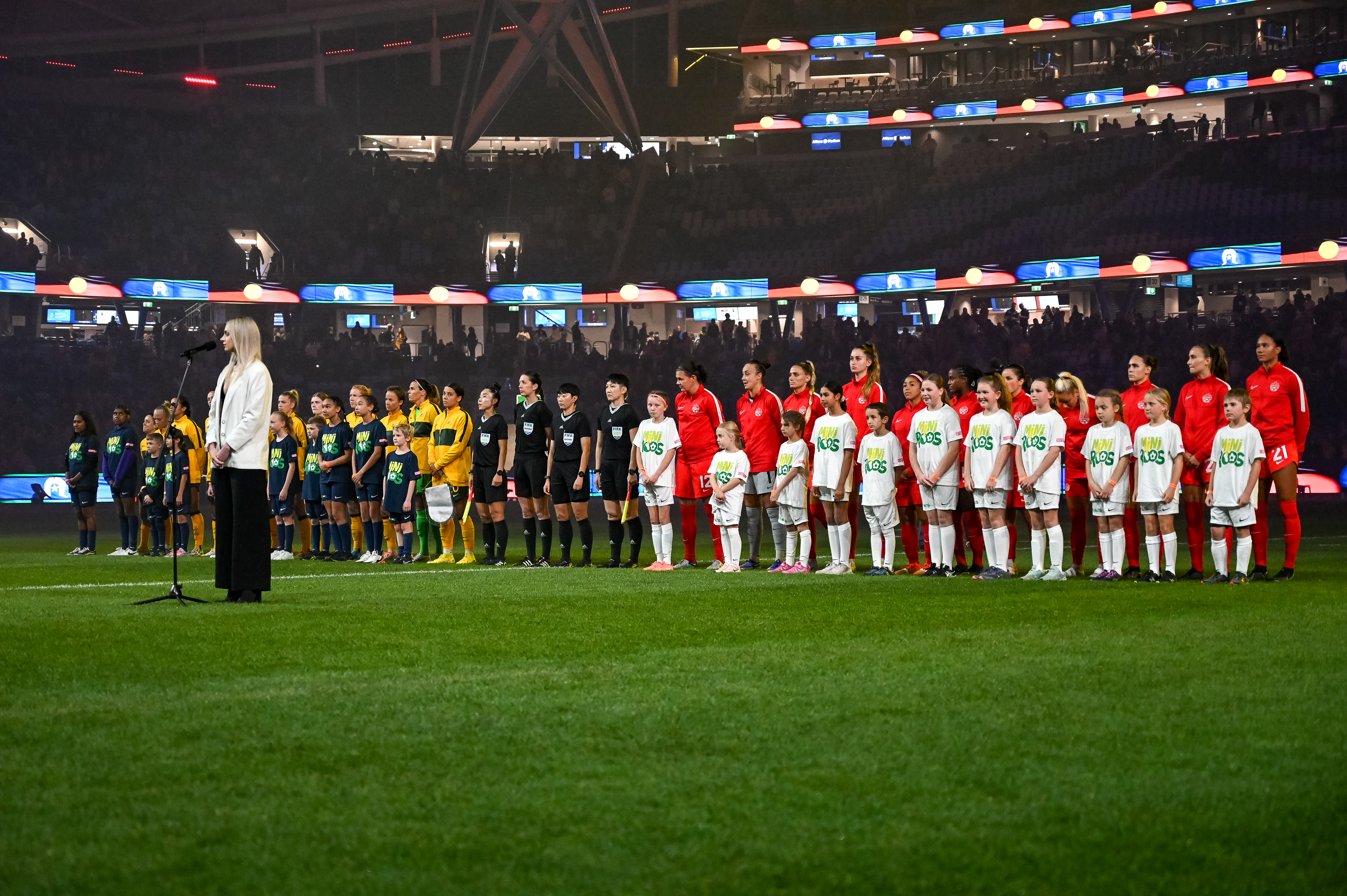 Australia v Canada friendly. Photo: AH Imagery.