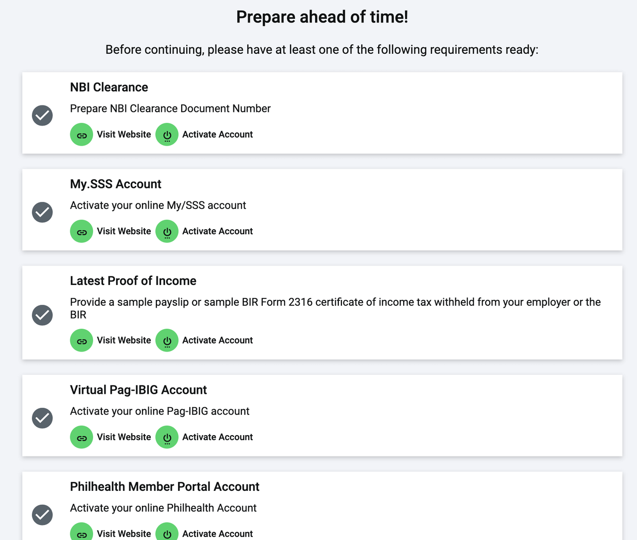 New onboarding flow to assist candidates