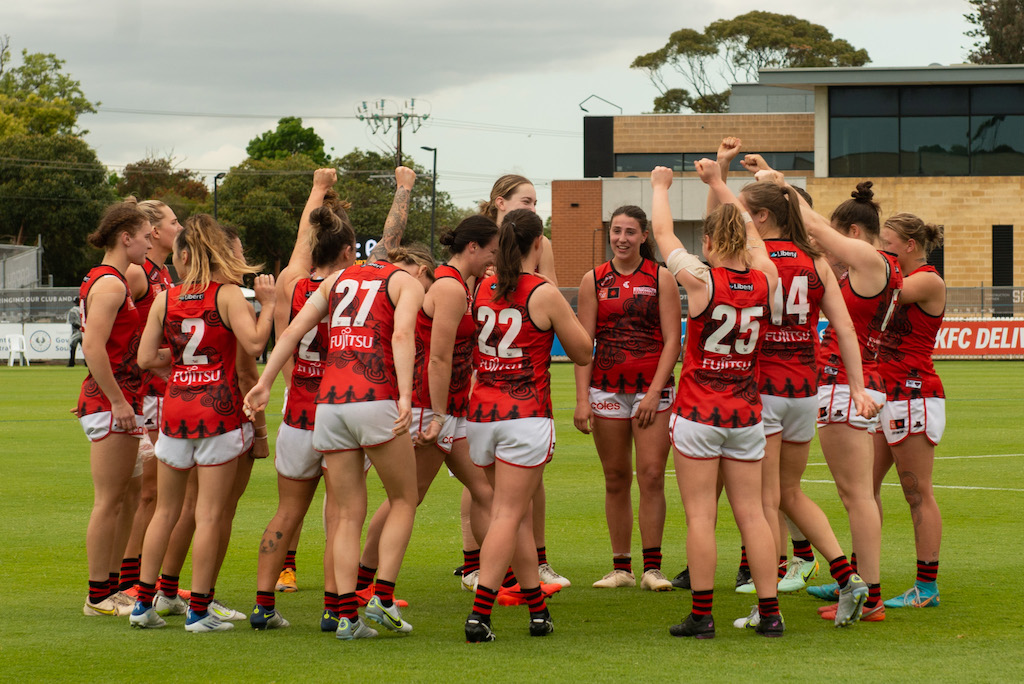 Essendon celebrates win