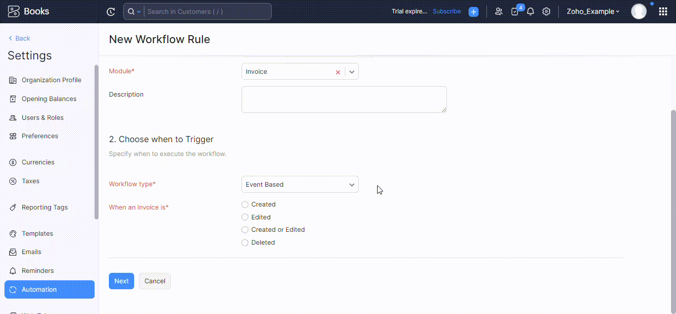 Zoho Books late fee setup, Custom function scheduling in Zoho Books, Accrued late fee automation, Zoho Books fee management tutorial, Late fee calculation workflow, Efficient fee management in Zoho Books, Custom function implementation steps, Zoho Books late fee automation guide, Invoice late fee customization, Zoho Books financial control enhancement