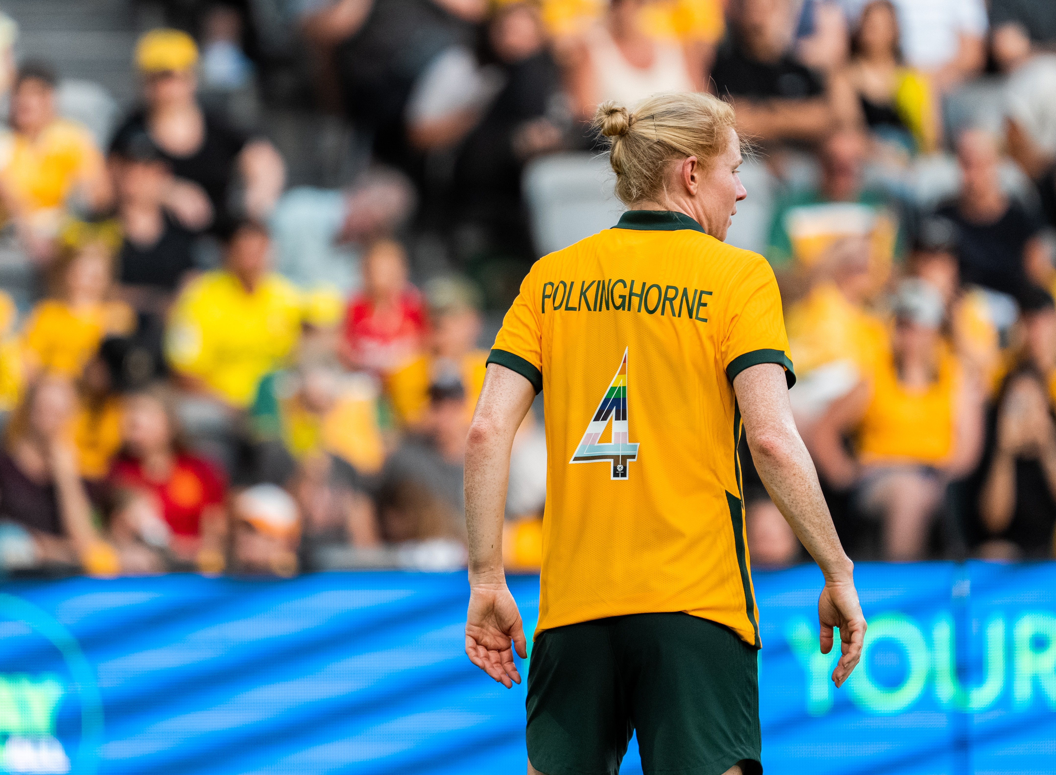 Clare Polkinghorne is a Matildas stalwart, and will be at her fourth World Cup. Image: Jo Stephan