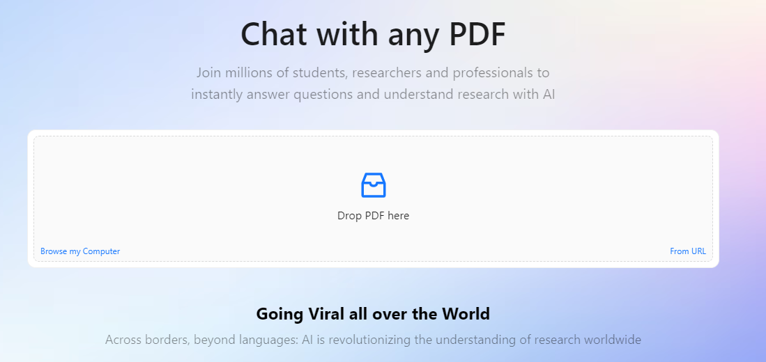 Chat PDF: Simplifying Research and Information Extraction with AI