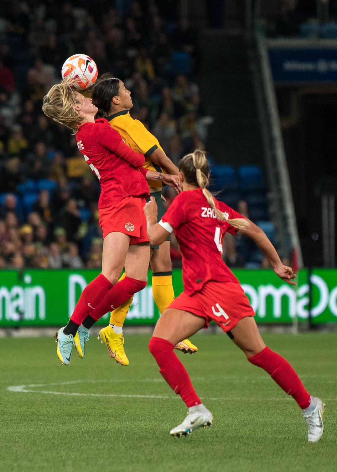 Australia v Canada friendly. Photo: AH Imagery.