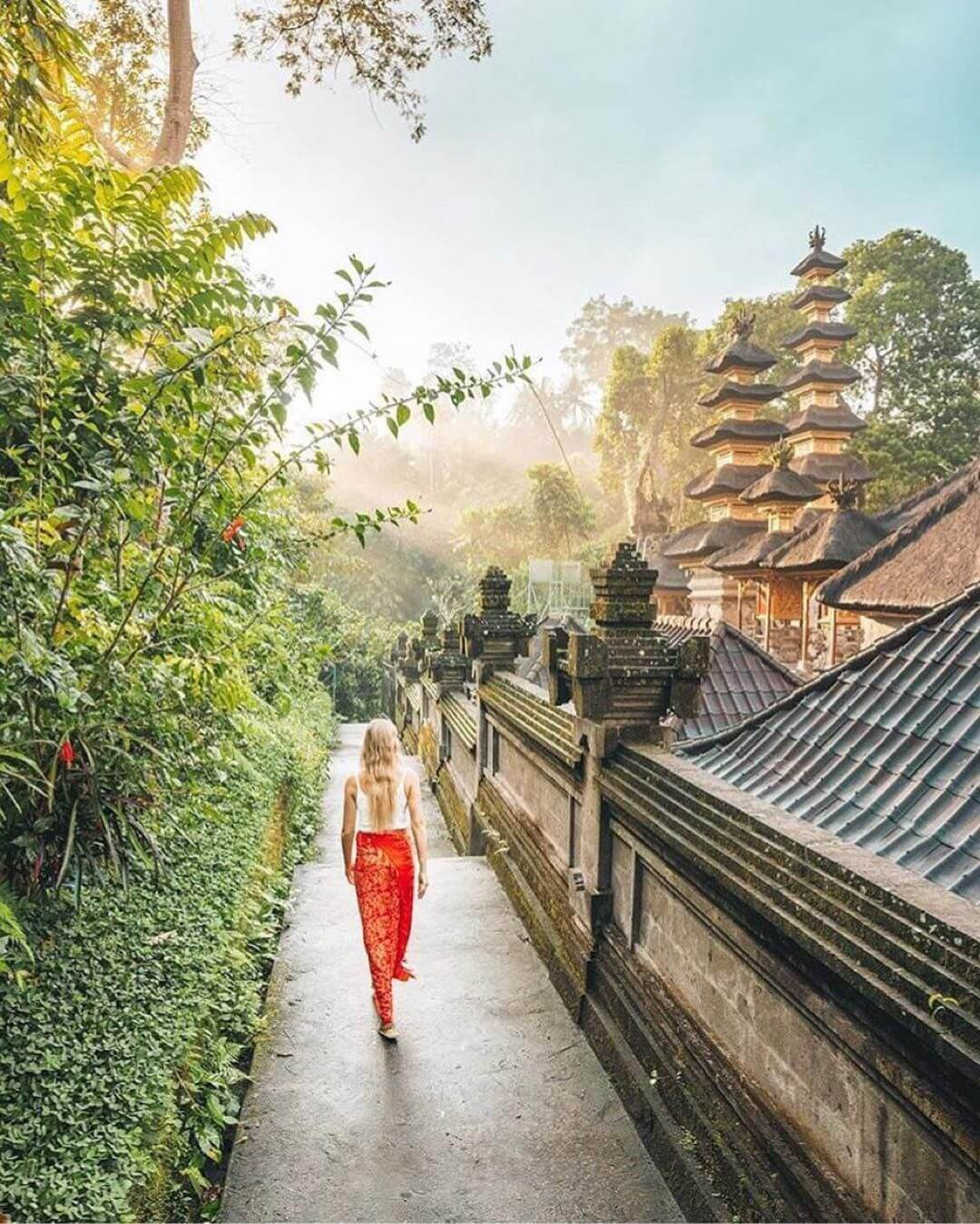 Pura Gunung Lebah near Campuhan Ridge Ubud Bali