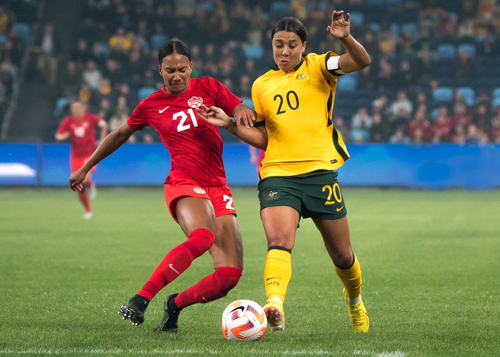 Australia v Canada friendly. Photo: AH Imagery.