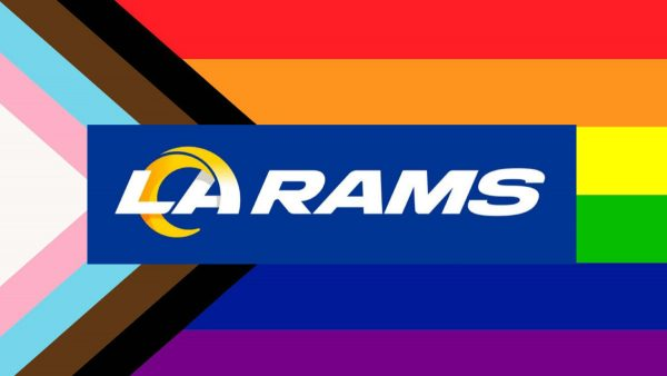 LA Rams Pride Flag