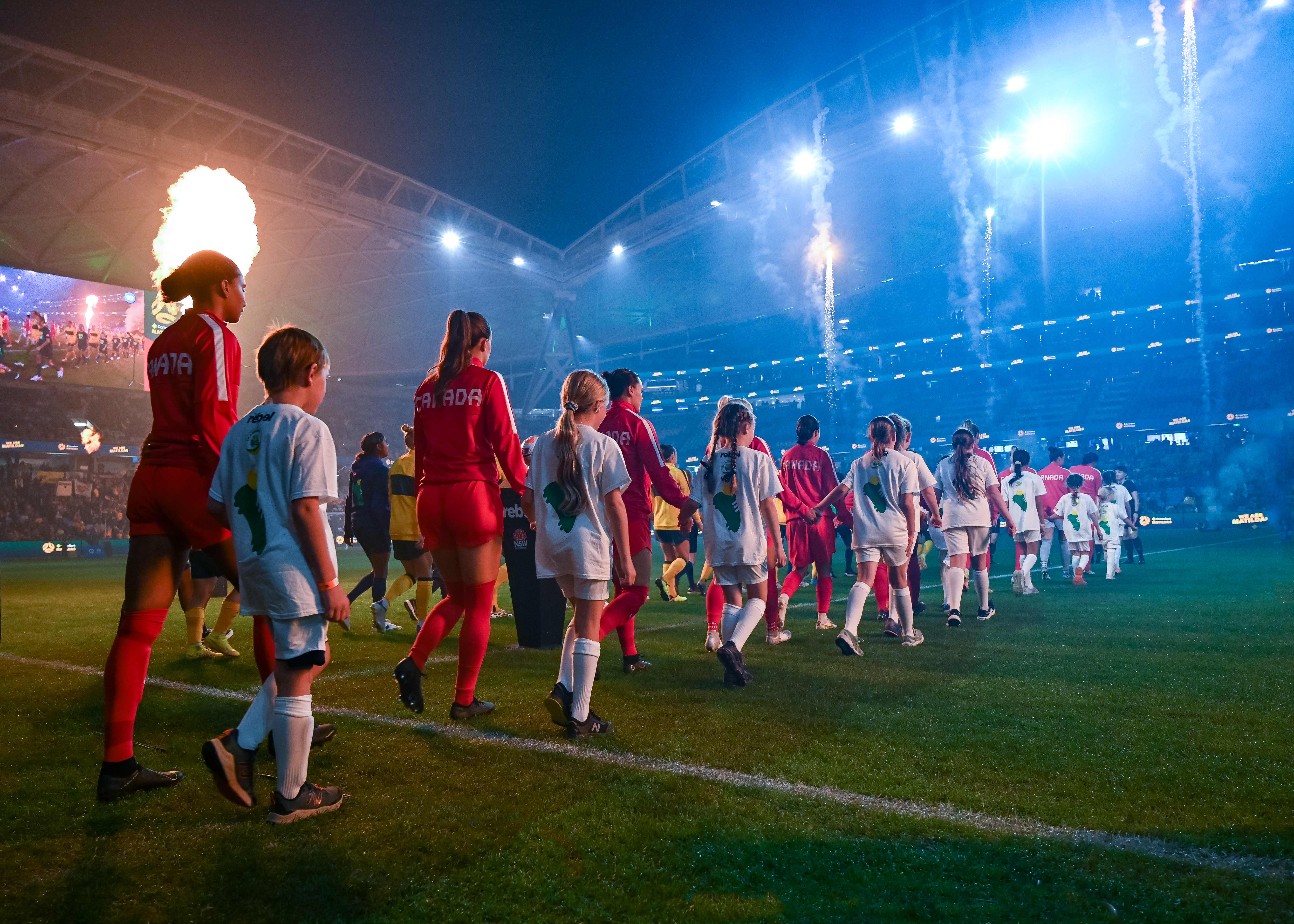 Australia v Canada friendly. Photo: AH Imagery.