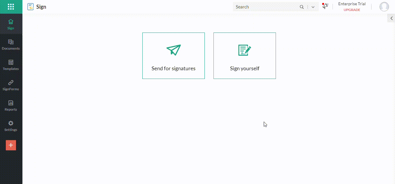 Zoho Sign templates, HR document automation, capture HR information, streamlining workflows, efficient HR processes