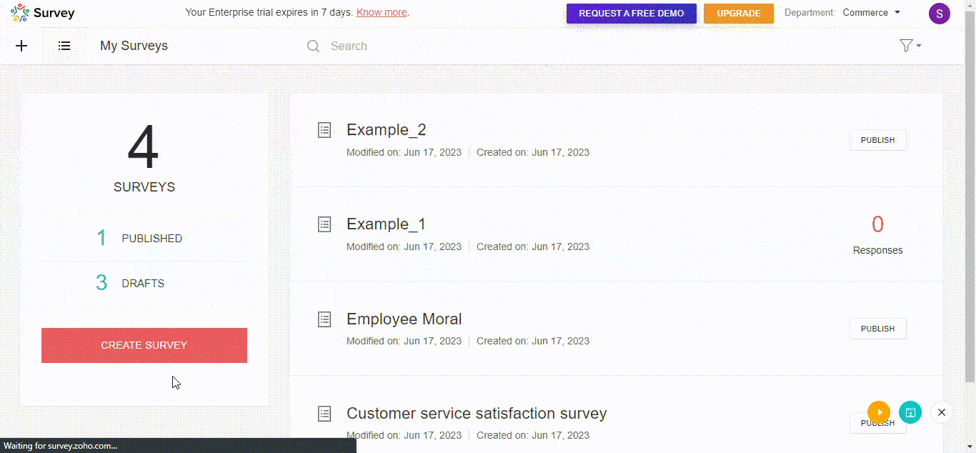 #ZohoSurvey #ZohoCommerce #CustomerFeedback #DataDrivenDecisions