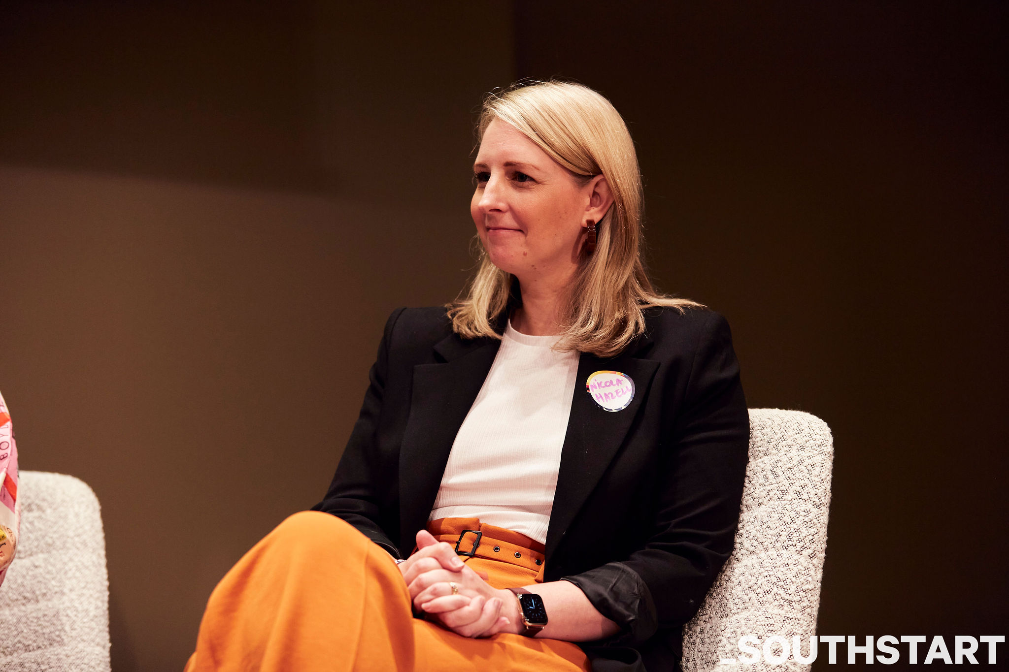 <p>Nicola Hazell presenting at the Angel Summit. (Photo: Baxter Wiles)</p> Richard Moore presenting at the Angel Summit. (Photo: Baxter Wiles)