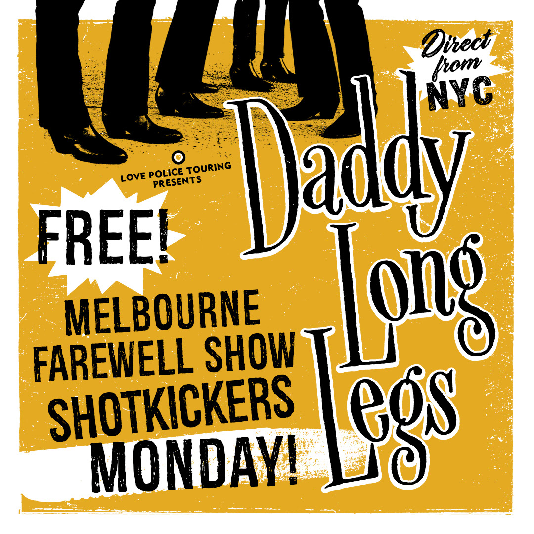 Daddy long legs tour poster