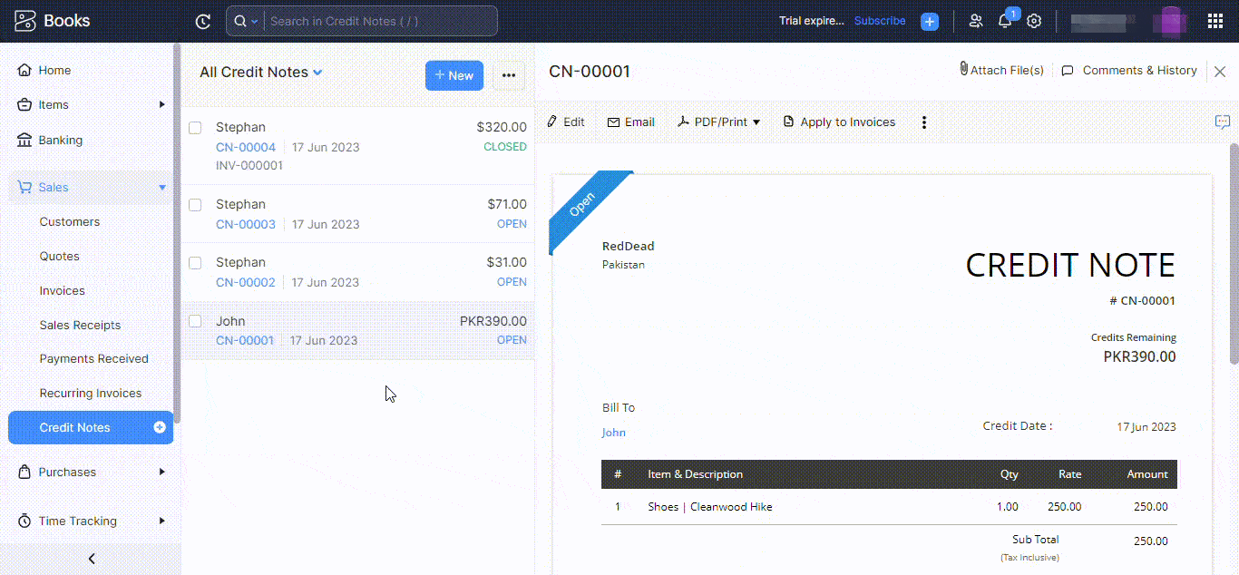 #ZohoBooks #CreditNotes #Efficiency #Accounting