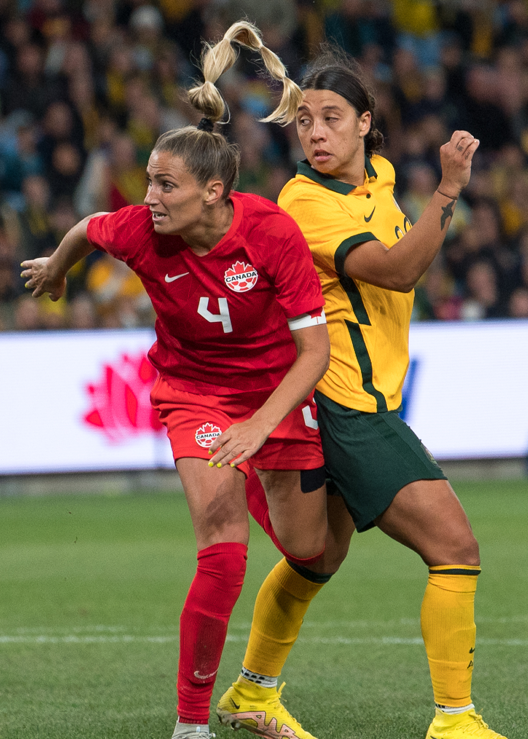 Australia v Canada friendly. Photo: AH Imagery.