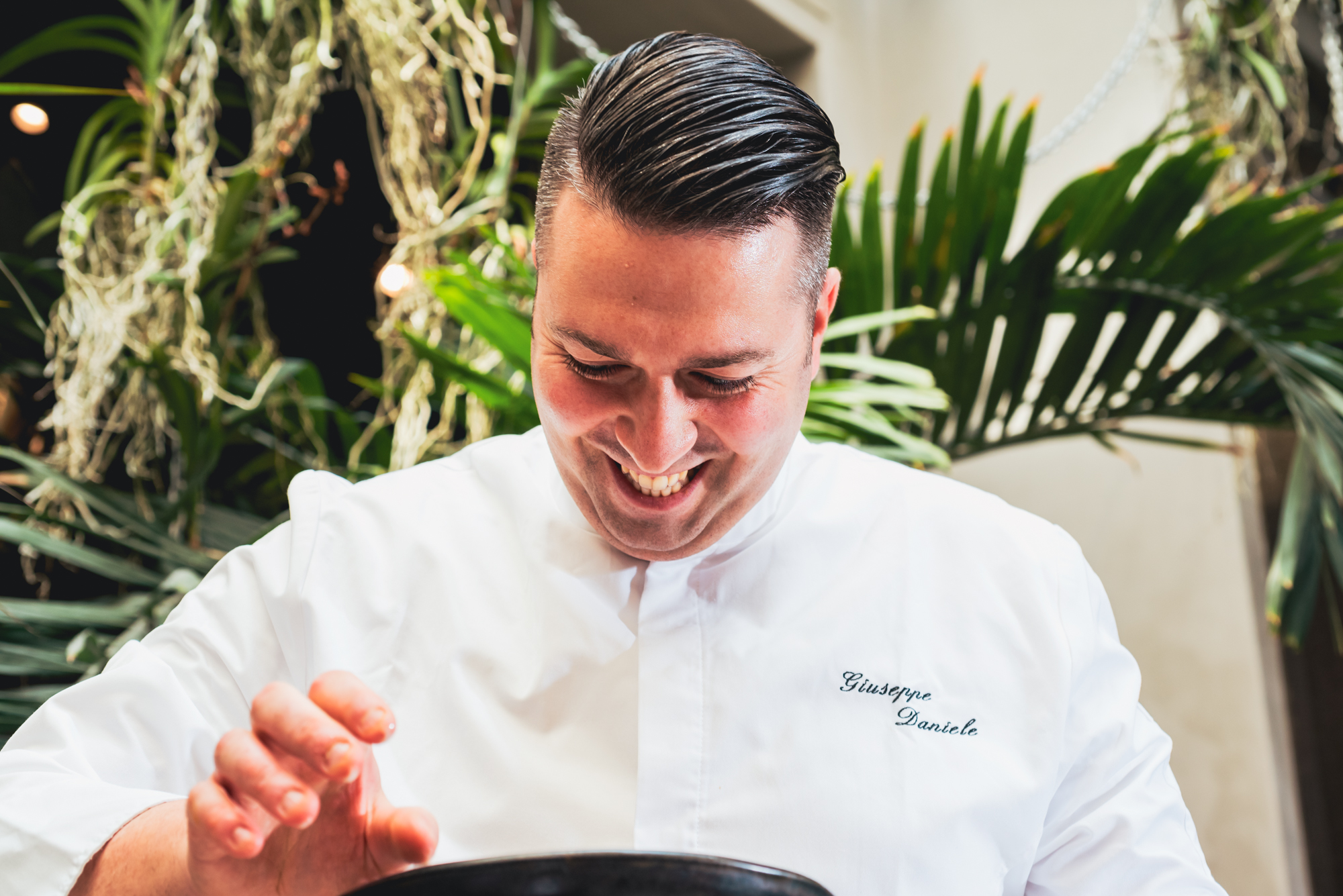 <p>chef Giuseppe Daniele</p>