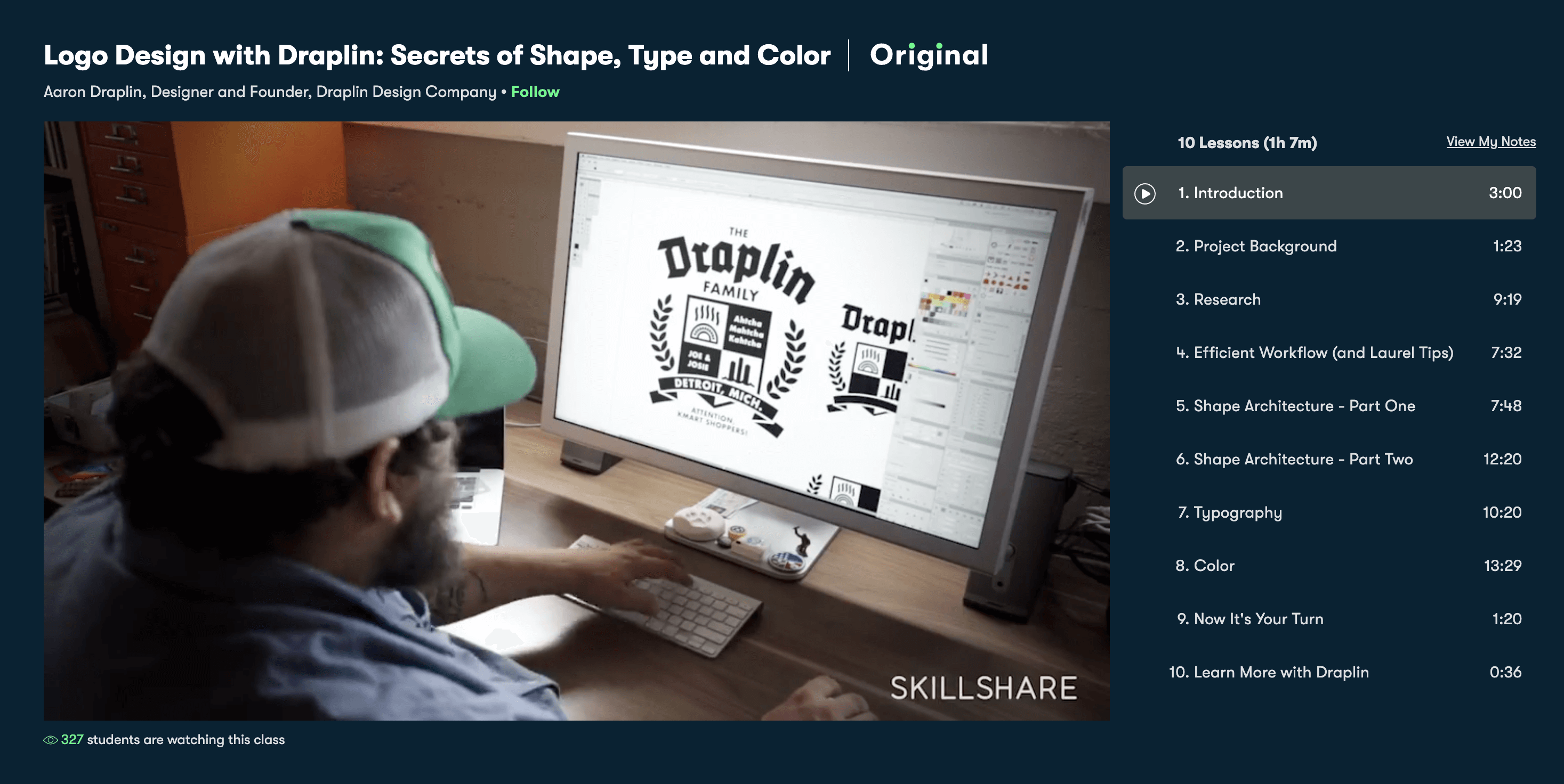 Skillshare : Logo Design  Secret of shape and type and colors