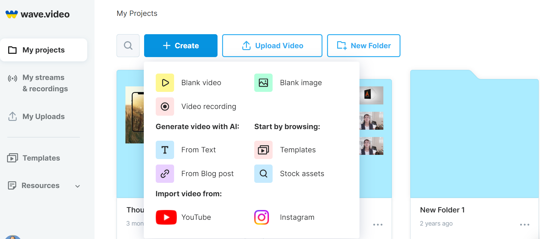 wave video