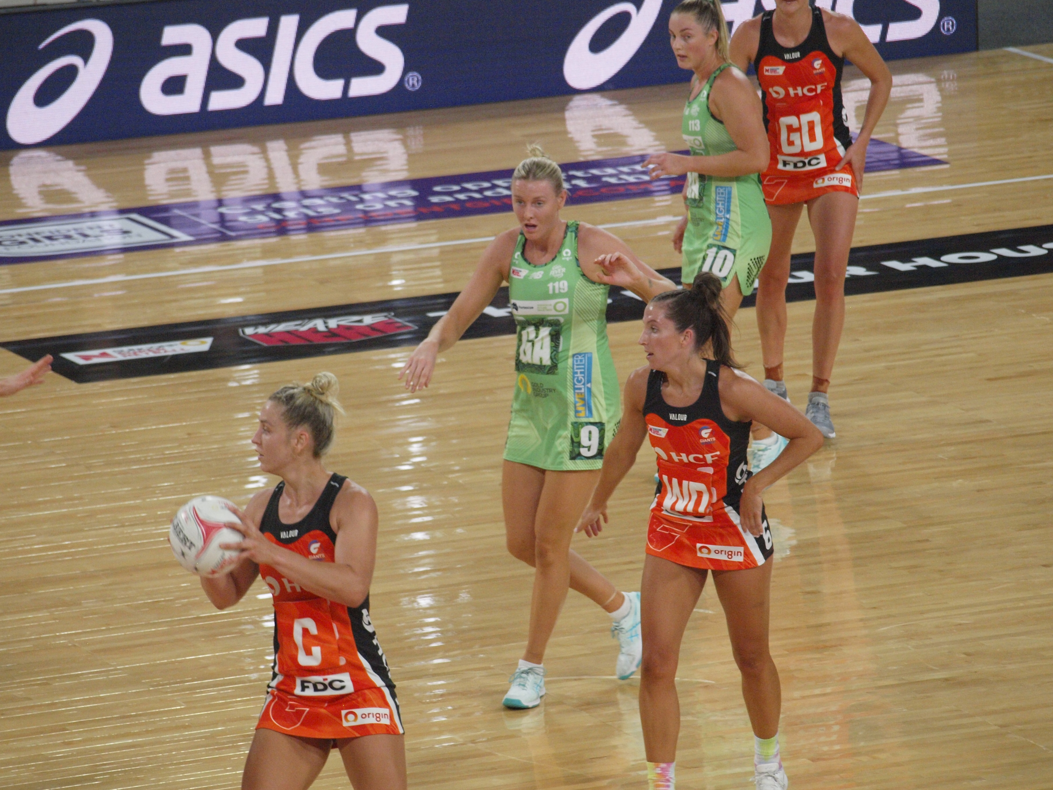 Price (L) and Amy Parmenter (R) have become key players for the Giants over their journey. ImageL Dan Coppel